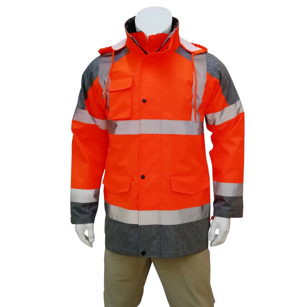 Winter Outerwear Mens Safety Work Jacket Safety Clothes Reflective Workwear Jackets