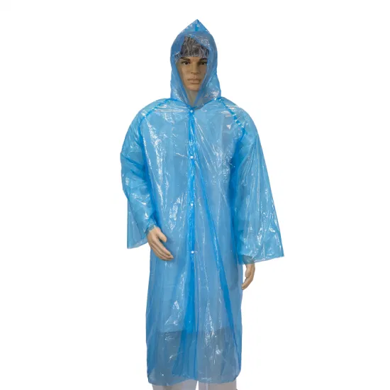 Manteau de pluie Portable en PE, Poncho de poche unisexe, vêtements de pluie pour la Promotion