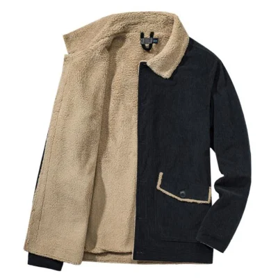Manteau de veste en coton pour hommes personnalisés, vêtements d'extérieur coupe-vent