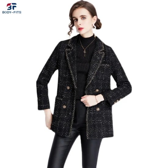 Mode Top vente veste courte femmes printemps automne veste manteau décontracté vêtements d'extérieur