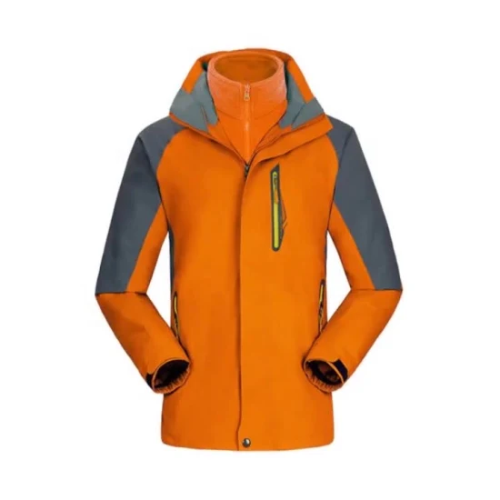 Parka thermique 100 % polyester/nylon/coton isolée pour l'hiver, vêtement de travail pour sports de plein air, veste de ski 3 en 1