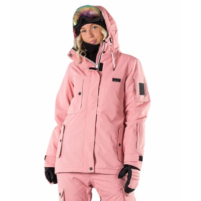Veste de Ski coupe-vent imperméable à capuche pour femmes, vente en gros, haute qualité, hiver, sports de plein air, plein air