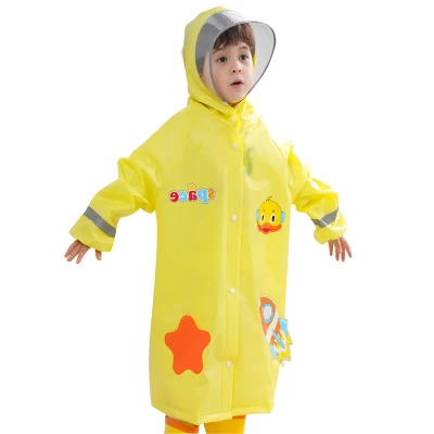 Nouveau Enfants imperméable enfants garçons filles combinaison imperméable à capuche dessin animé bébé vêtements de pluie